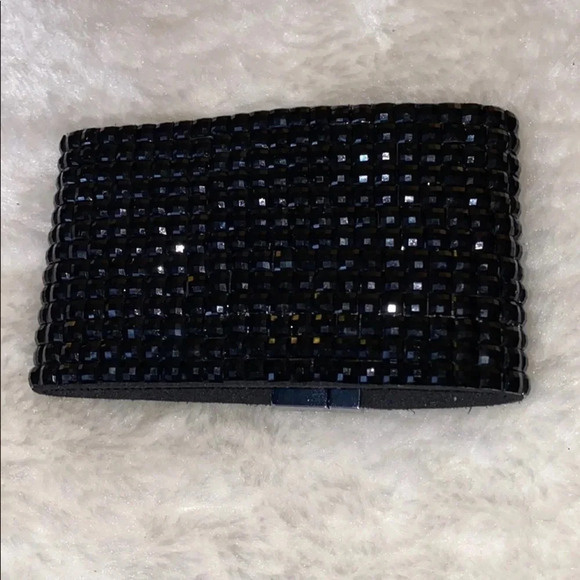 Fashion cuff  black Rhinestone bangle bracelet - Picture 2 of 6